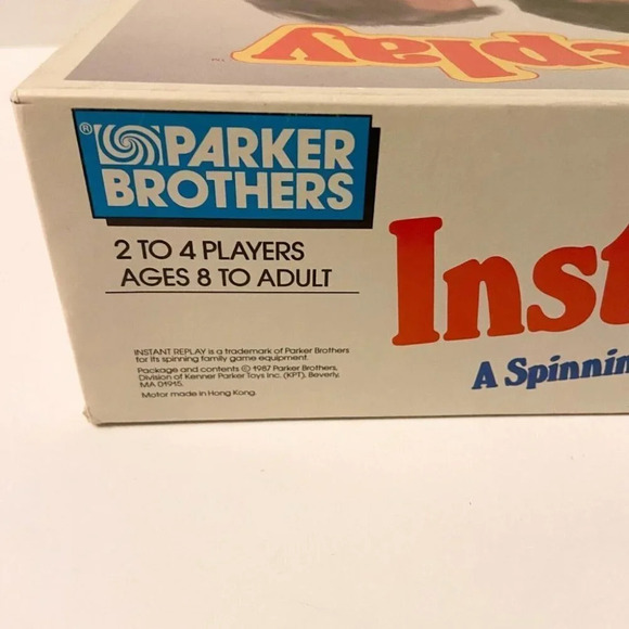 Vintage 1987 Instant Replay A Spinning Double Trouble Challenge Game Parker Bros - Picture 4 of 15
